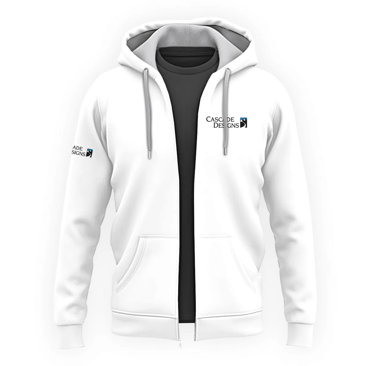 Cascade Designs Outdoor Clothing Brand Exclusive Logo Zipper Hoodie BLBR291124A4CD