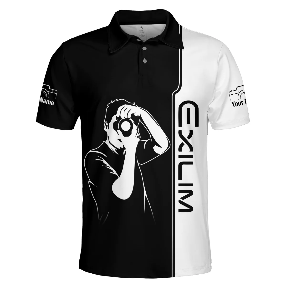 Casio Exilim Photography Videography Polo Shirt All Over Prints BLPT141224A1CS