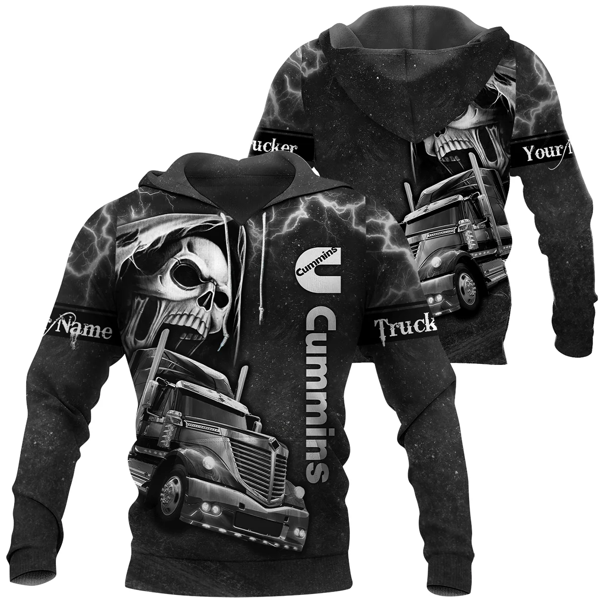Cummins Gift For Trucker Exclusive Logo Hoodie BLT22125CMHD