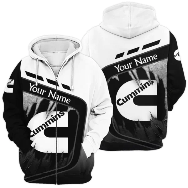 Cummins Gift For Trucker Exclusive Logo Zipper Hoodie BLT21125CMZHD