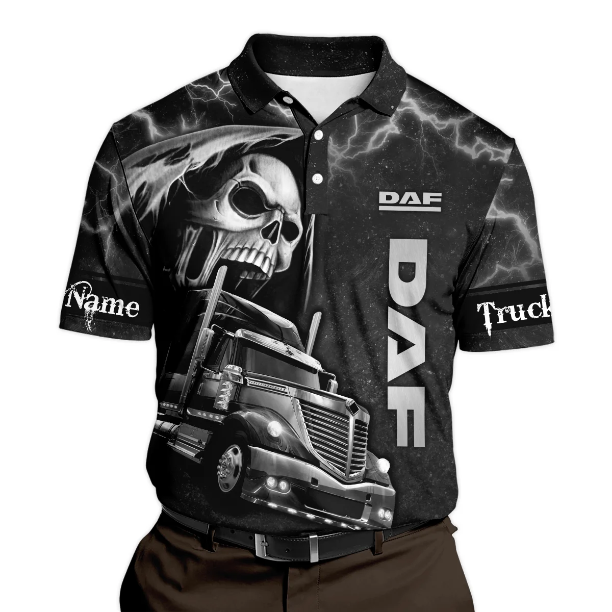 DAF Trucks Gift For Trucker Polo Shirt All Over Prints BLT22125DAFPL