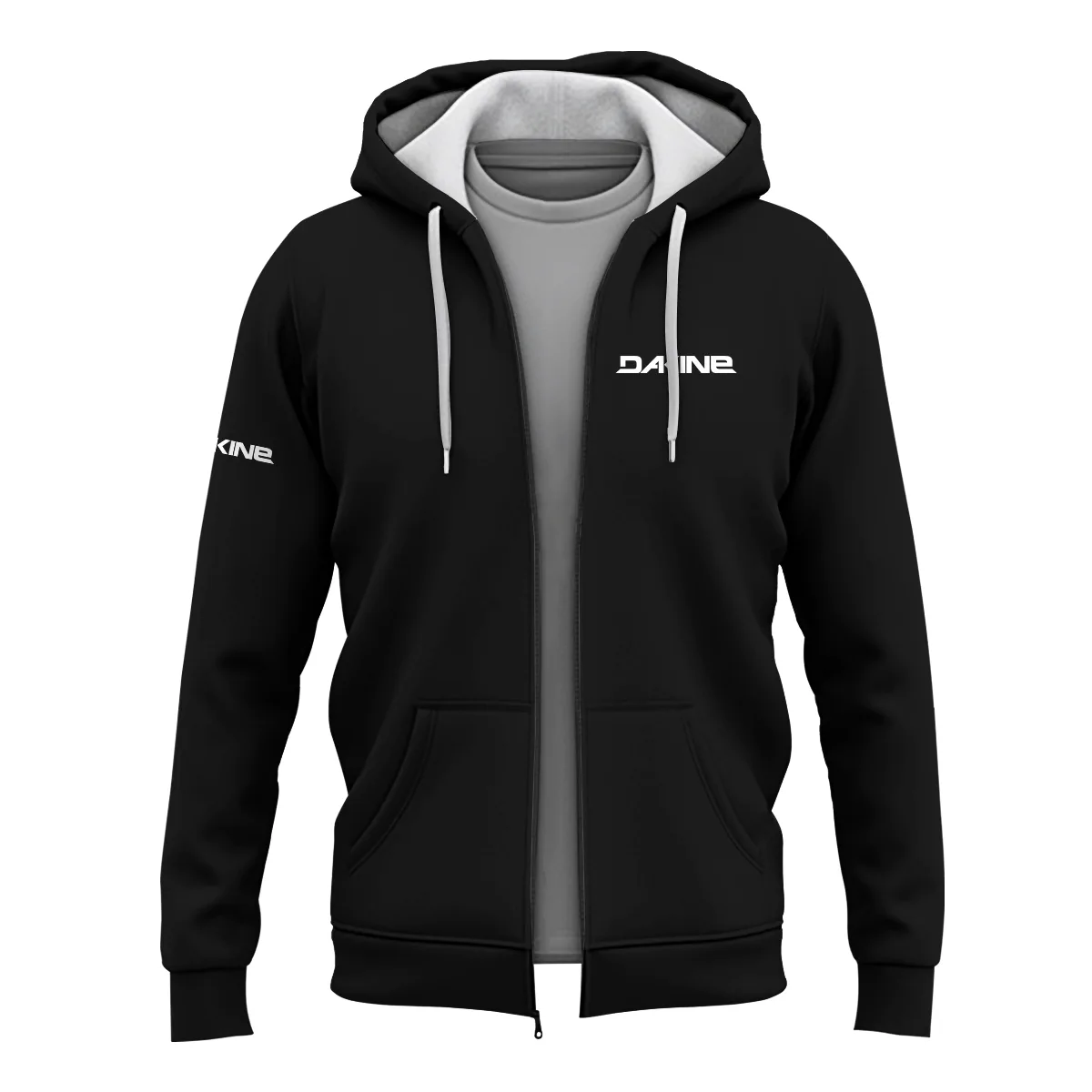 Dakine Outdoor Clothing Brand Exclusive Logo Zipper Hoodie BLBR291124A3DKN
