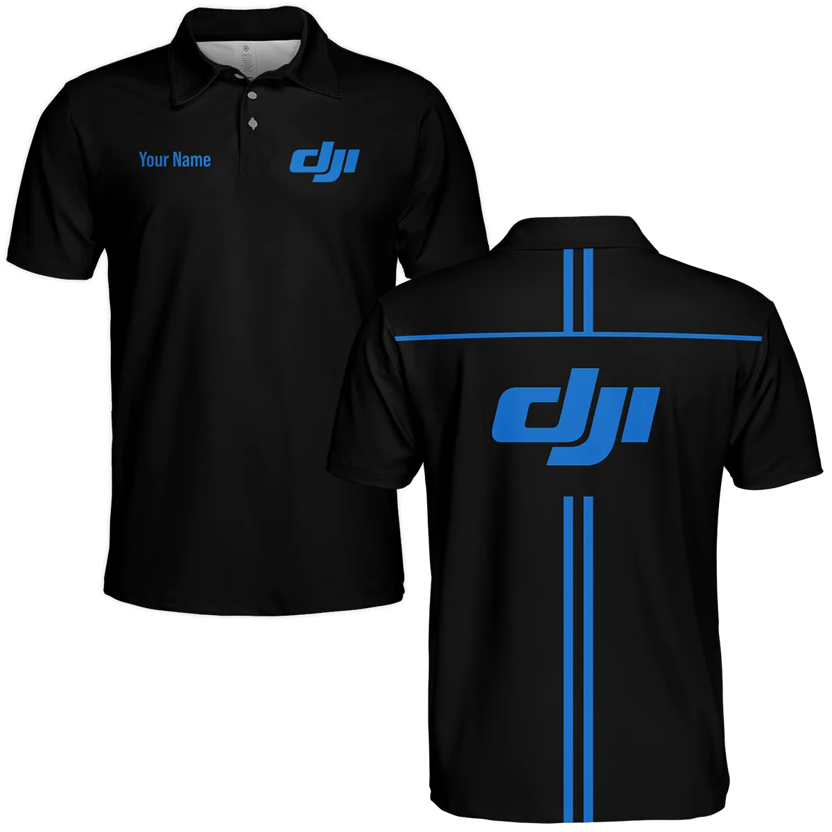 DJI Photography Videography Polo Shirt All Over Prints BLGK51224A1DJI