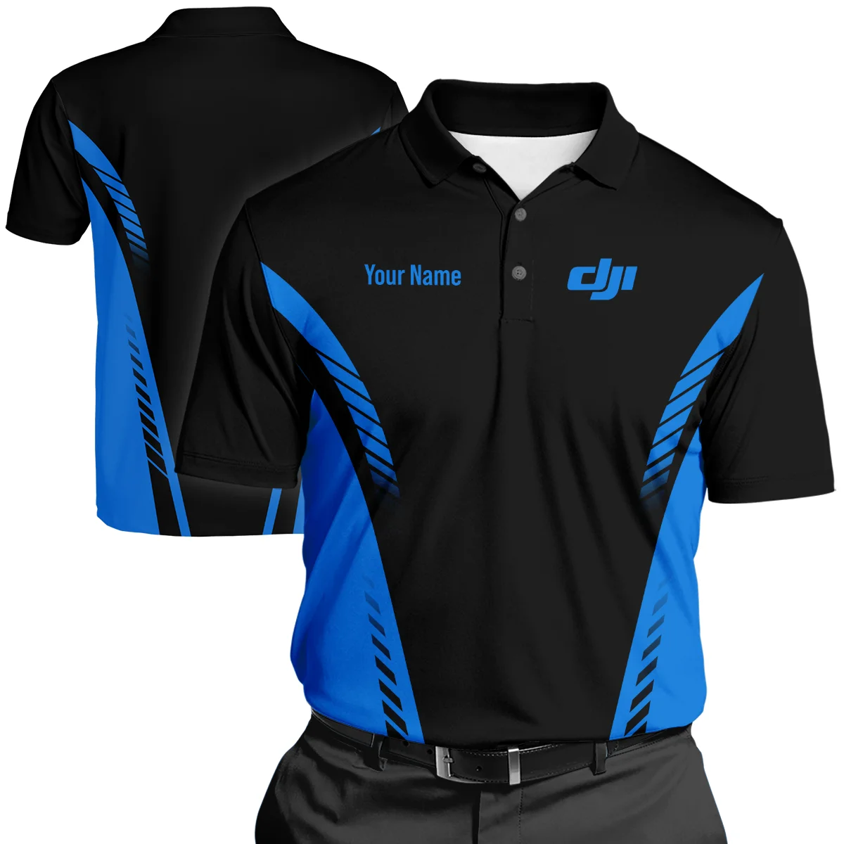 DJI Photography Videography Polo Shirt All Over Prints BLPT161224A1DJI
