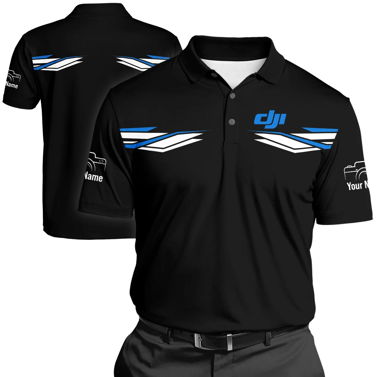 DJI Photography Videography Polo Shirt All Over Prints BLPT181224A1DJI
