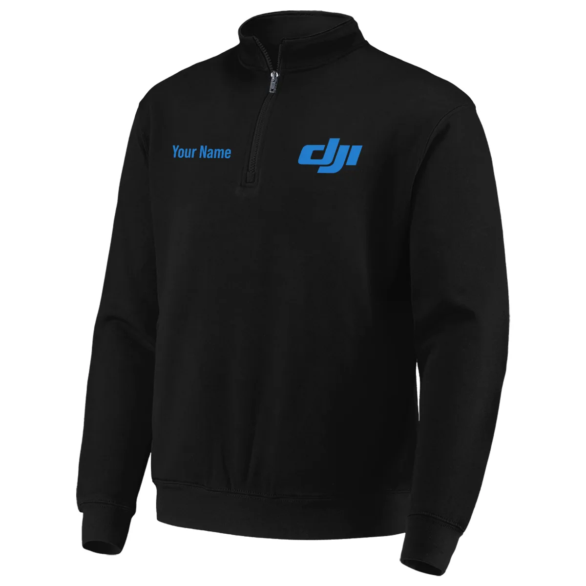 DJI Photography Videography Quarter-Zip Jacket All Over Prints BLGK51224A2DJI