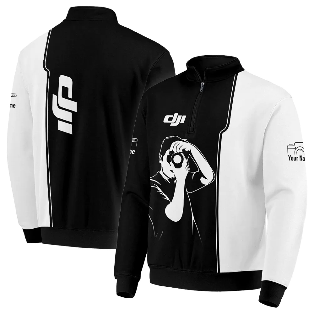 DJI Photography Videography Quarter-Zip Jacket All Over Prints BLPT141224A2DJI