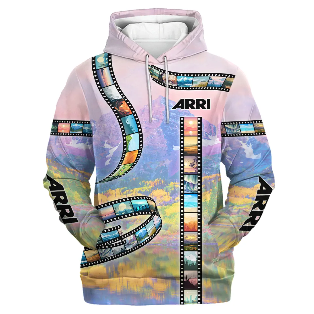 Film Reel Pattern Arri Photography Videography Apparel All Over Prints BL291024A1AR - Hoodie