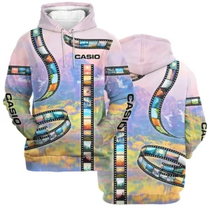 Film Reel Pattern Casio Photography Videography Apparel All Over Prints BL291024A1CS - Hoodie