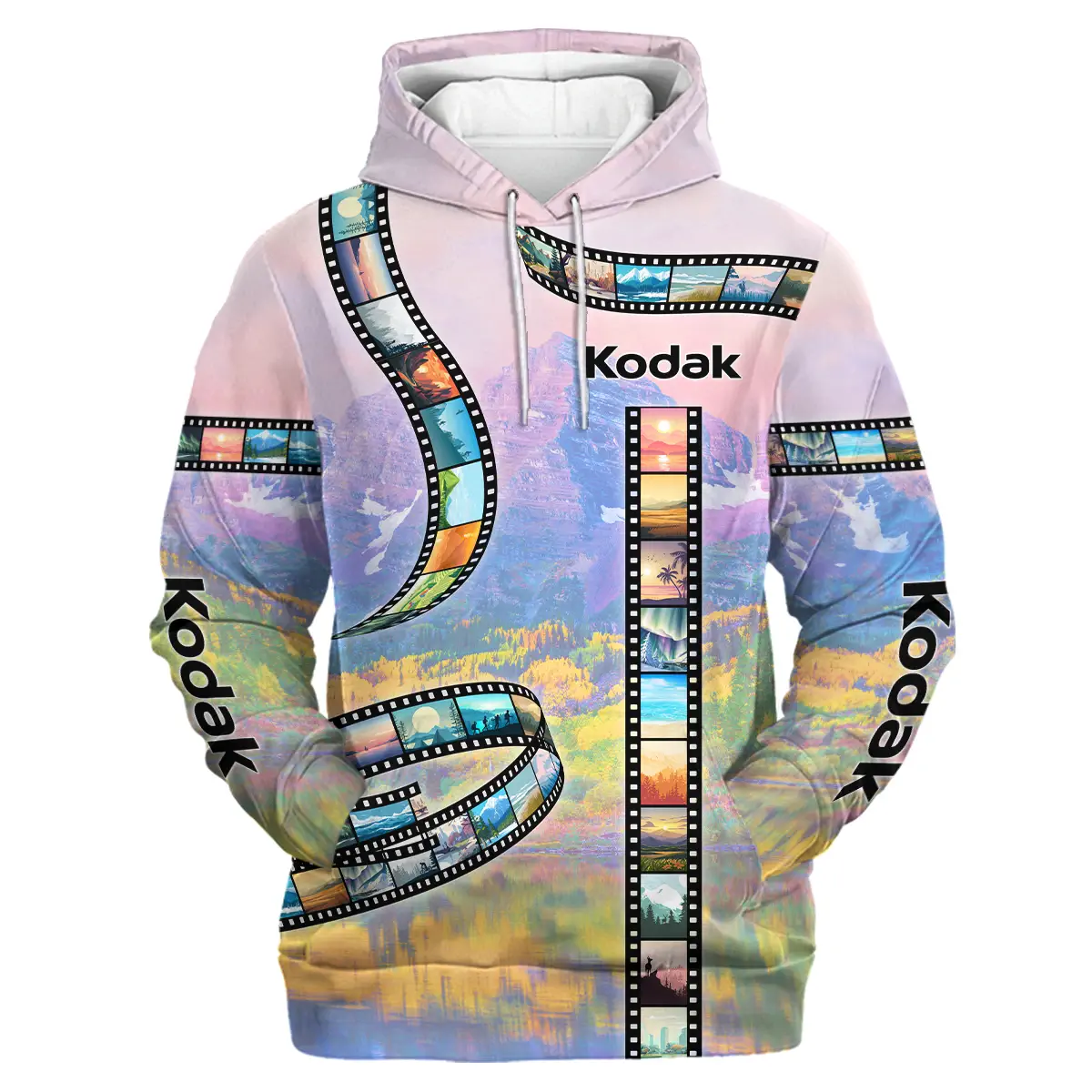 Film Reel Pattern Kodak Photography Videography Apparel All Over Prints BL291024A1KD - Hoodie