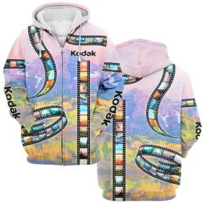 Film Reel Pattern Kodak Photography Videography Apparel All Over Prints BL291024A1KD - Zipper Hoodie