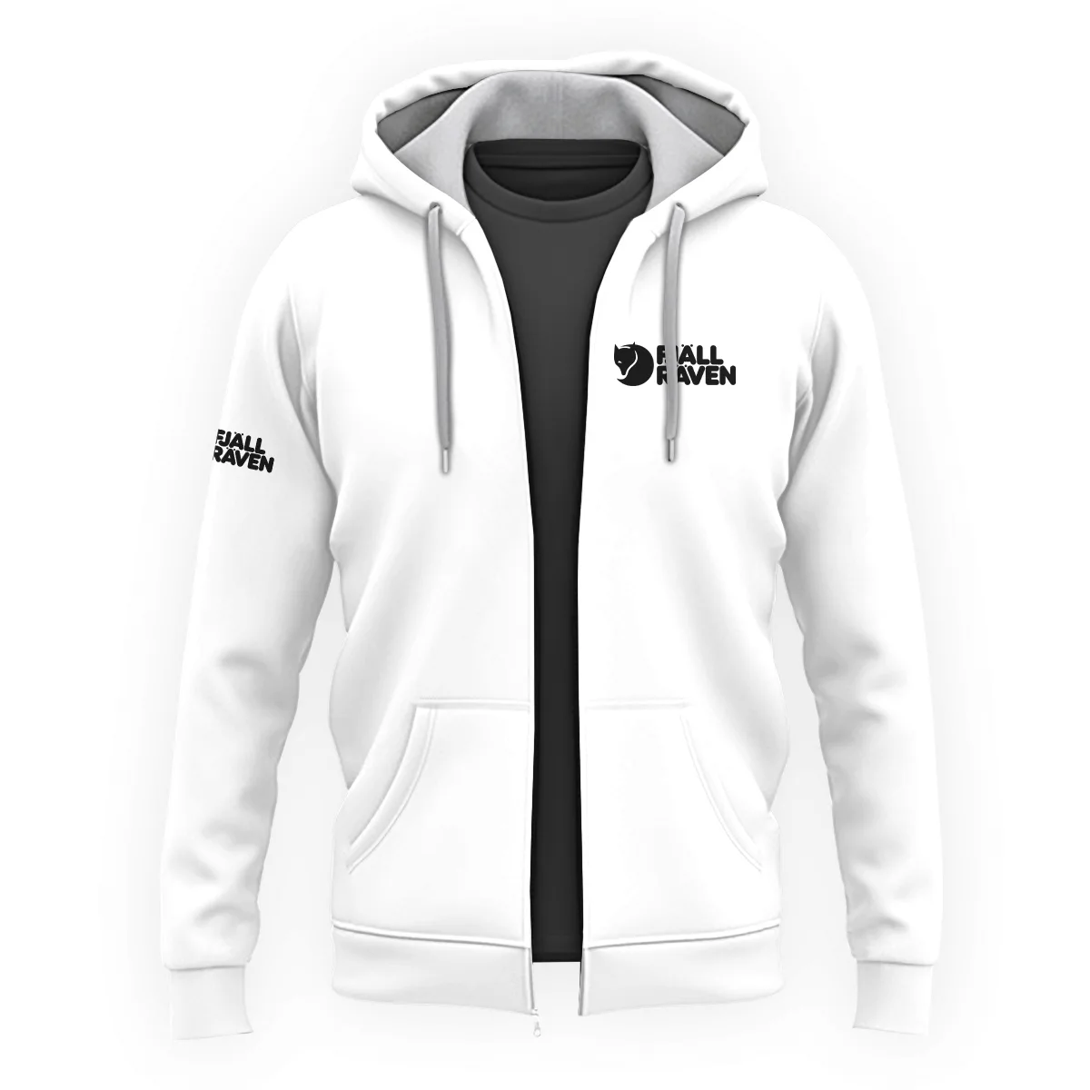 Fjallraven Outdoor Clothing Brand Exclusive Logo Zipper Hoodie BLBR291124A4FJR