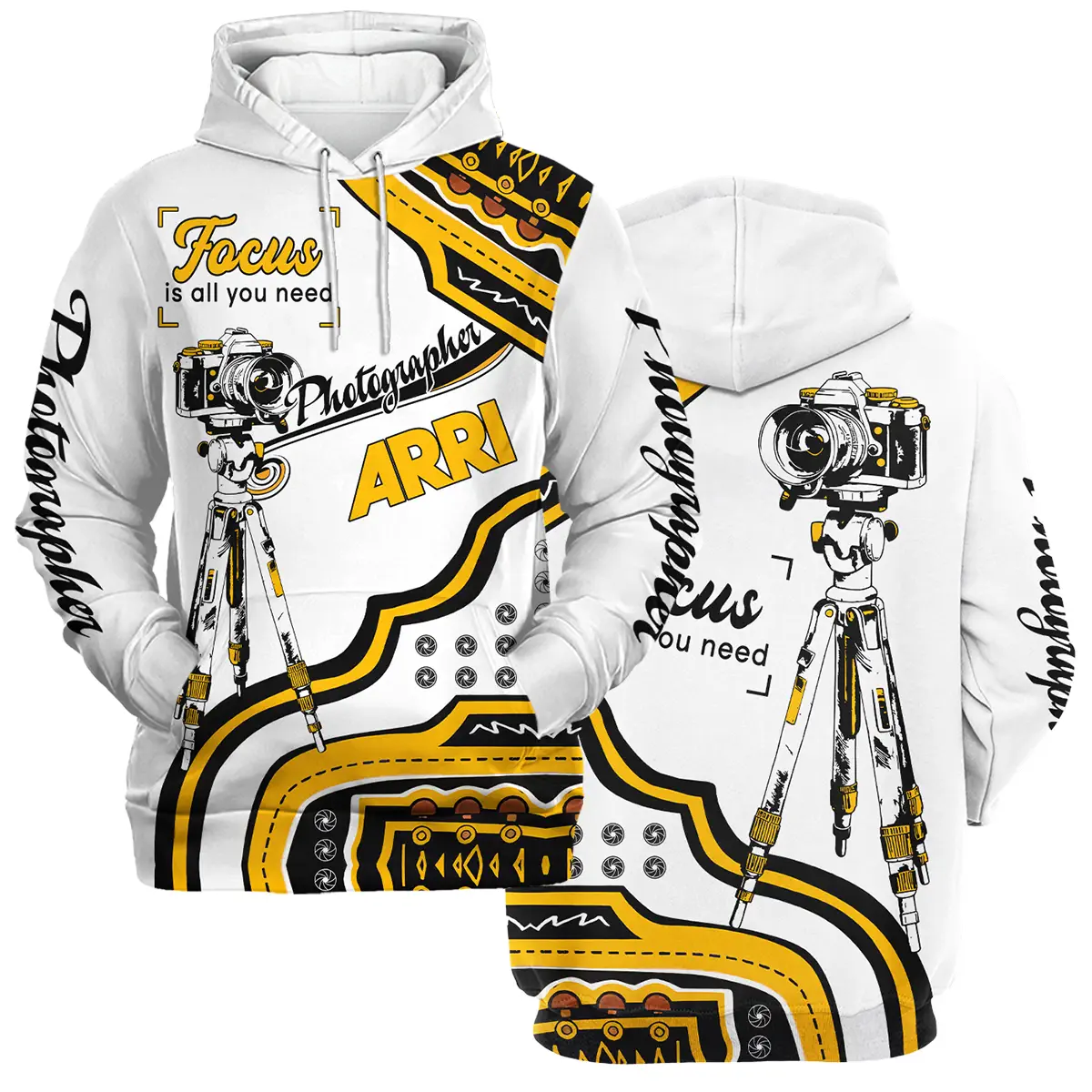 Focus Is All You Need Arri Photography Videography Apparel All Over Prints BL261024A1AR - Hoodie