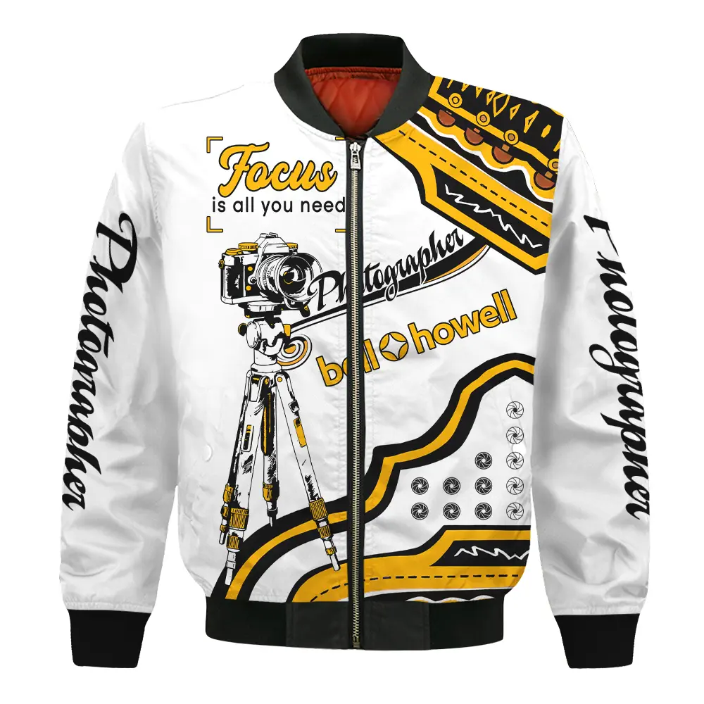 Focus Is All You Need Bell & Howell Photography Videography Apparel All Over Prints BL261024A1BH - Bomber