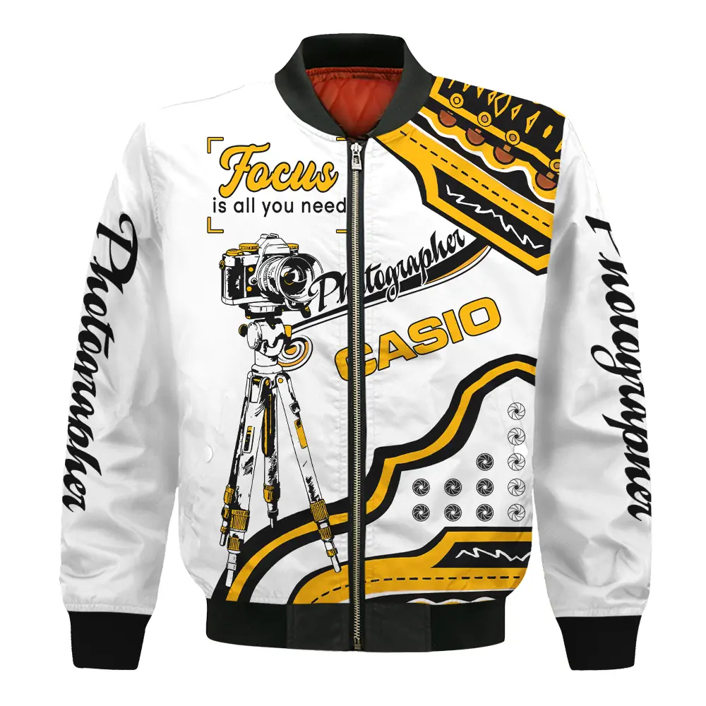 Focus Is All You Need Casio Photography Videography Apparel All Over Prints BL261024A1CS - Bomber