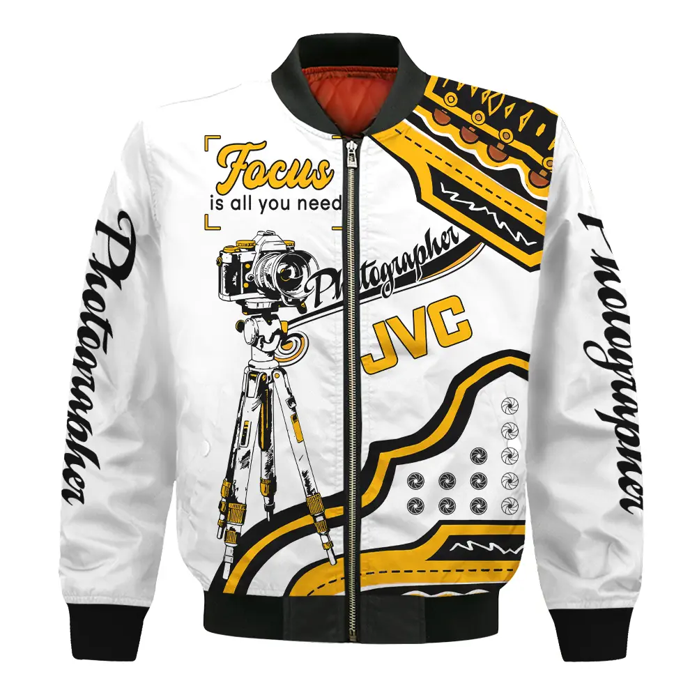Focus Is All You Need JVC Photography Videography Apparel All Over Prints BL261024A1JVC - Bomber