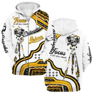 Focus Is All You Need Kodak Photography Videography Apparel All Over Prints BL261024A1KD - Zipper Hoodie