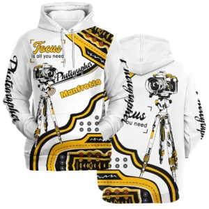 Focus Is All You Need Manfrotto Photography Videography Apparel All Over Prints BL261024A1MFT - Hoodie