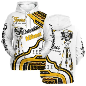 Focus Is All You Need Nikon Photography Videography Apparel All Over Prints BL261024A1NK - Hoodie