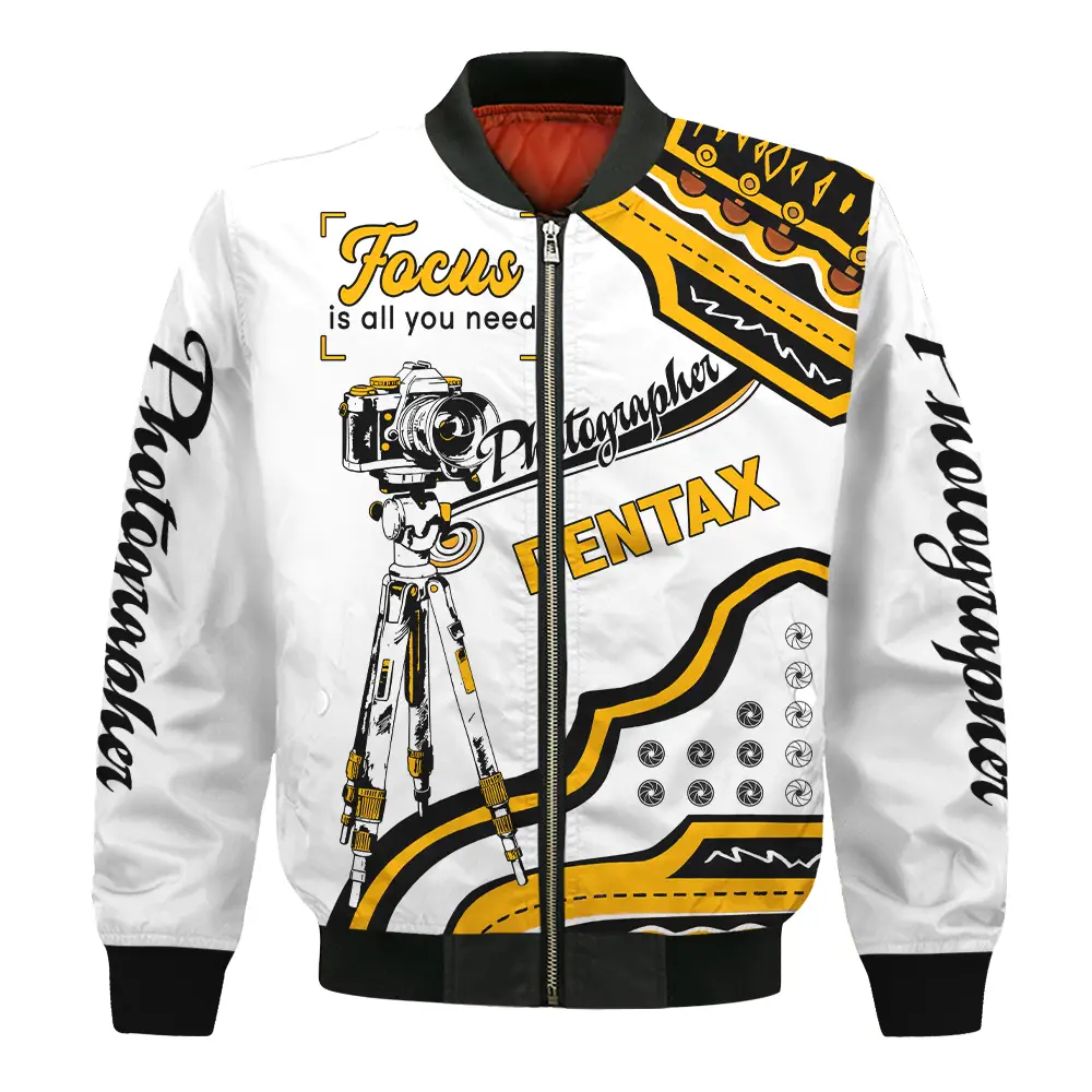 Focus Is All You Need Pentax Photography Videography Apparel All Over Prints BL261024A1PT - Bomber