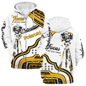 Focus Is All You Need Polaroid Photography Videography Apparel All Over Prints BL261024A1PLR - Zipper Hoodie
