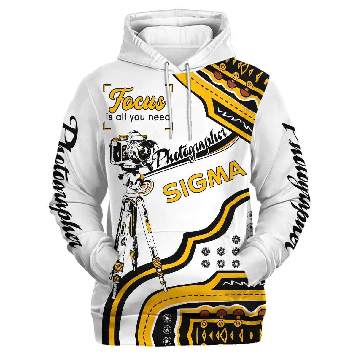 Focus Is All You Need Sigma Photography Videography Apparel All Over Prints BL261024A1SM - Hoodie