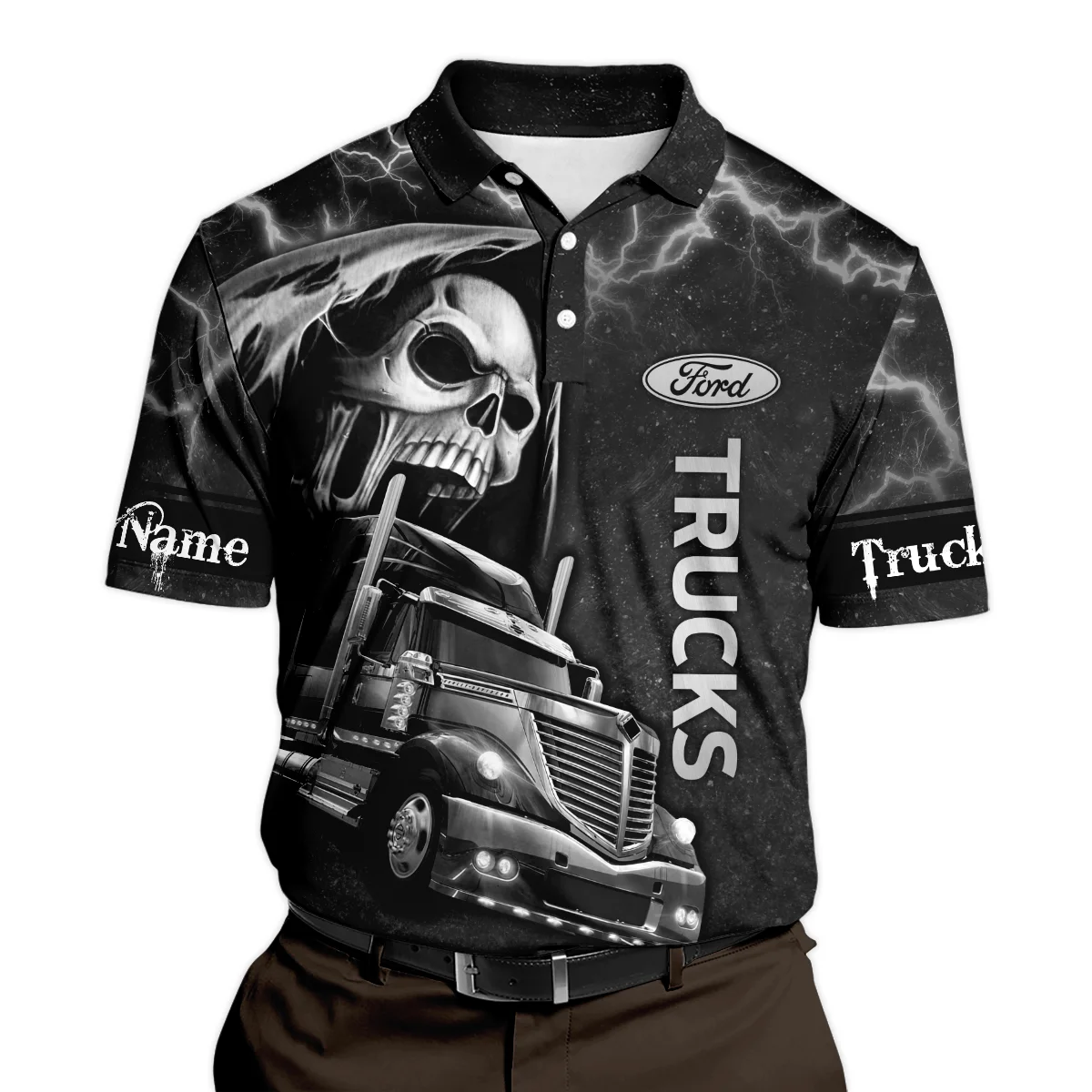Ford Trucks Gift For Trucker Polo Shirt All Over Prints BLT22125FTPL