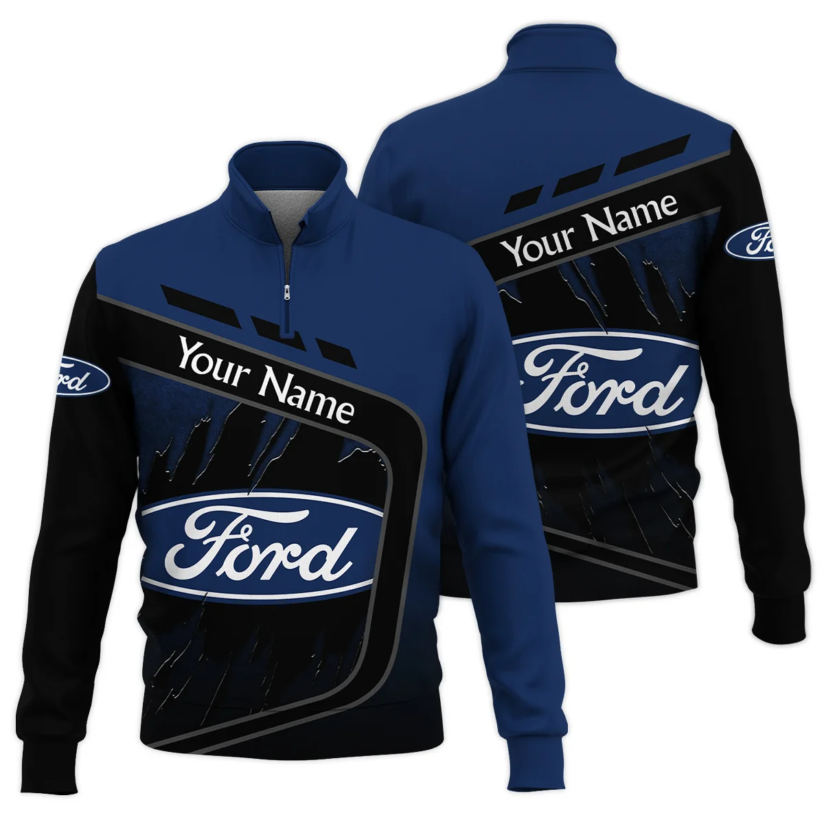 Ford Trucks Gift For Trucker Quarter-Zip Jacket All Over Prints BLT21125FTQTZ