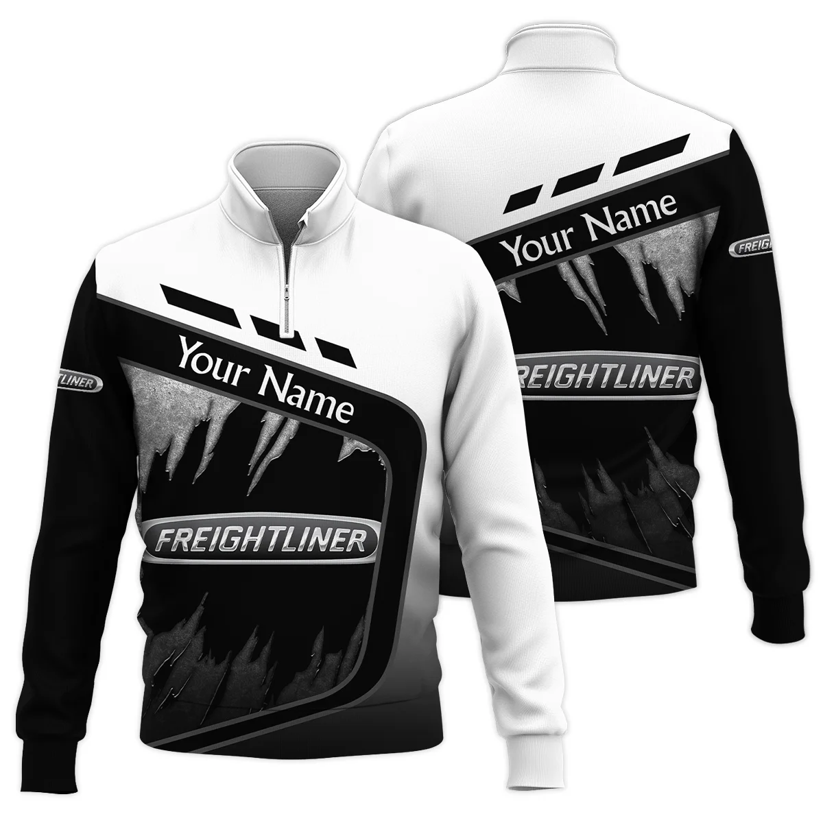 Freightliner Gift For Trucker Quarter-Zip Jacket All Over Prints BLT21125FREQTZ