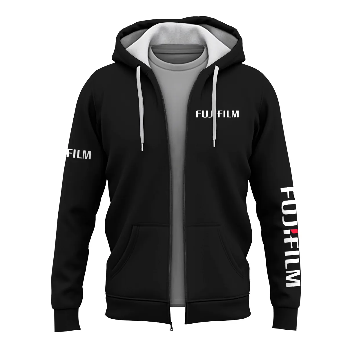 Fujifilm Photography Videography Exclusive Logo Zipper Hoodie BLPT231124A1FJF