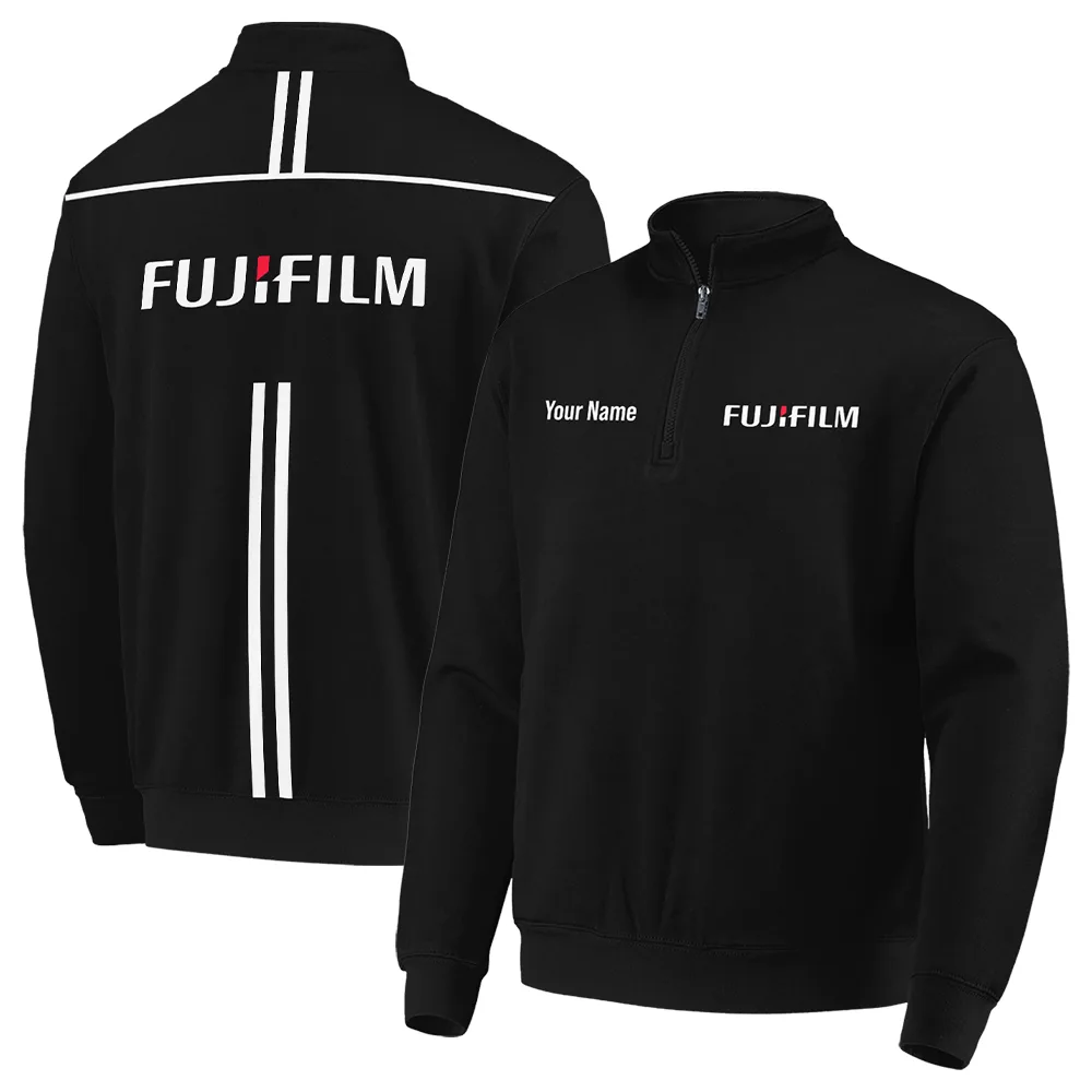 Fujifilm Photography Videography Quarter-Zip Jacket All Over Prints BLGK51224A2FJF