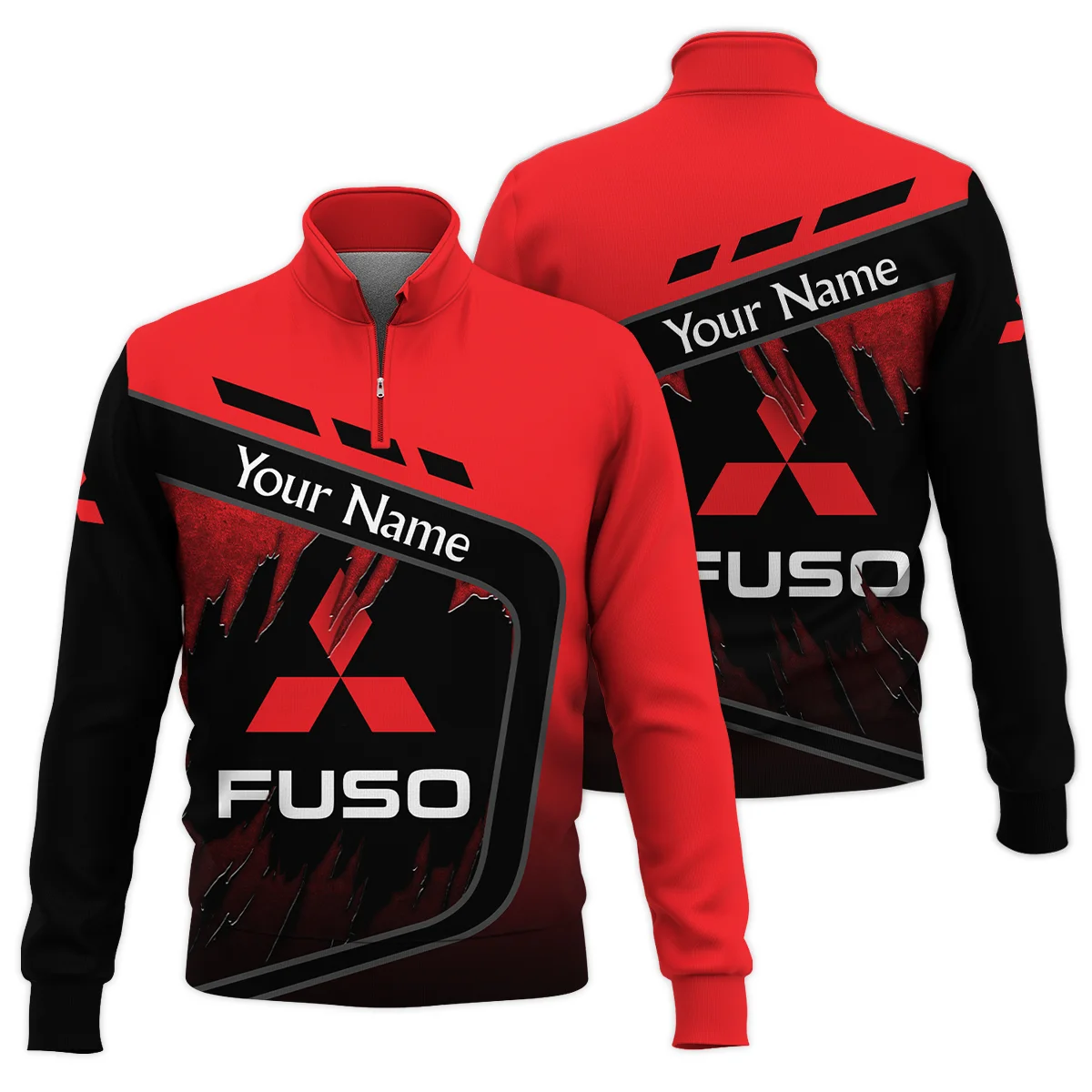 Fuso Gift For Trucker Quarter-Zip Jacket All Over Prints BLT21125FUSQTZ