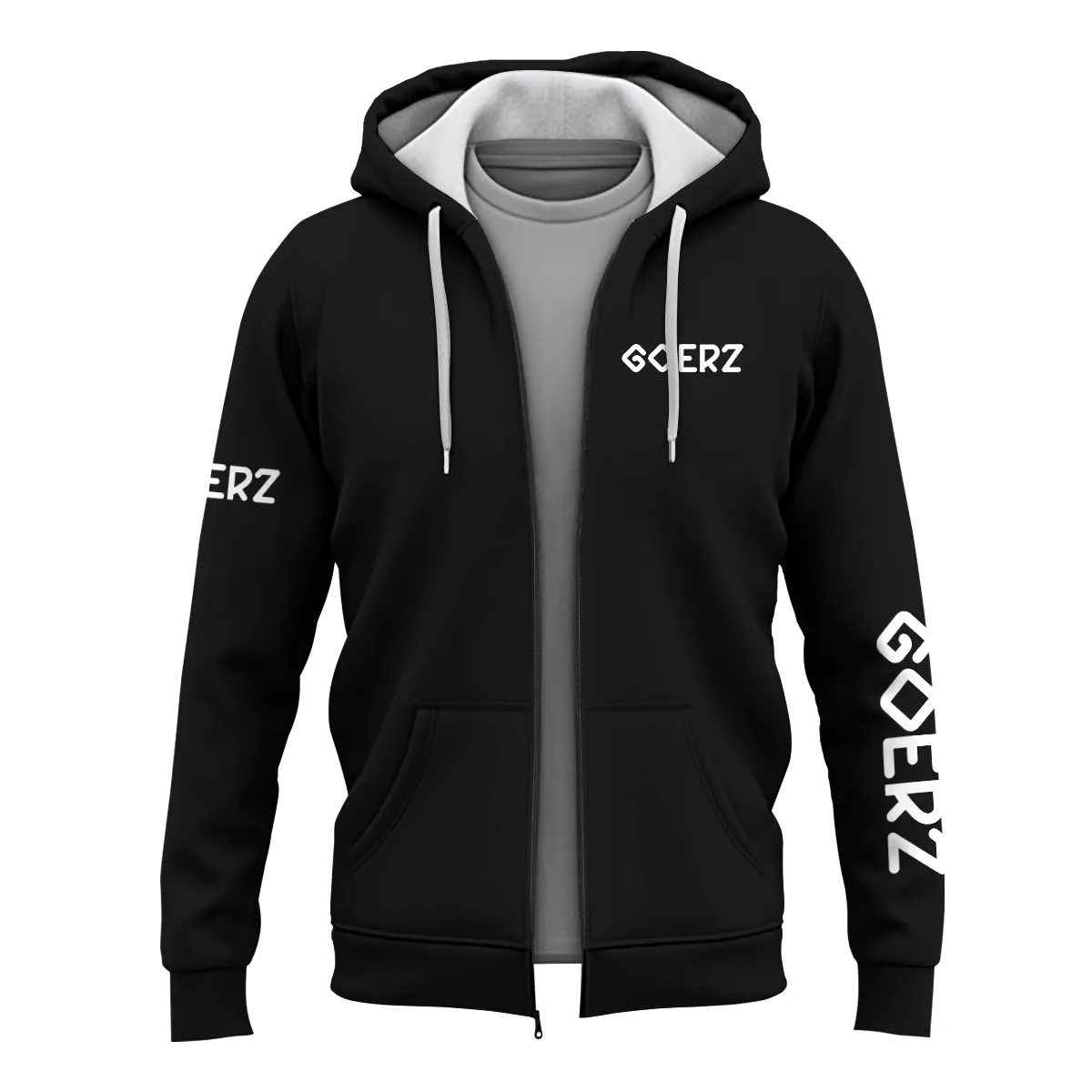 Goerz Optical Photography Videography Exclusive Logo Zipper Hoodie BLPT231124A1GRZ