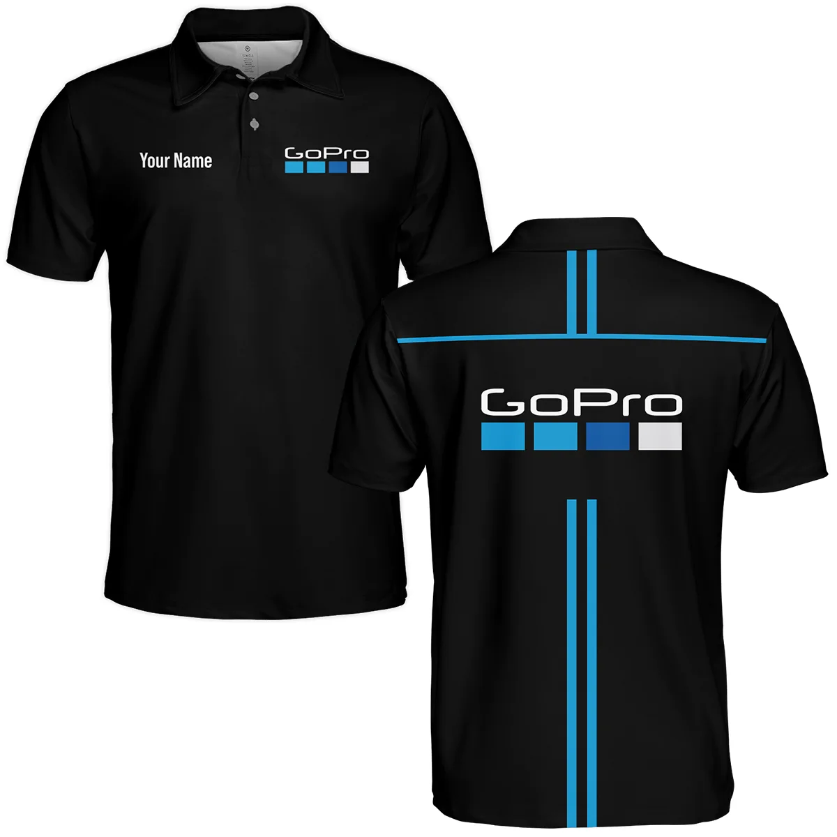 GoPro Photography Videography Polo Shirt All Over Prints BLGK51224A1GP