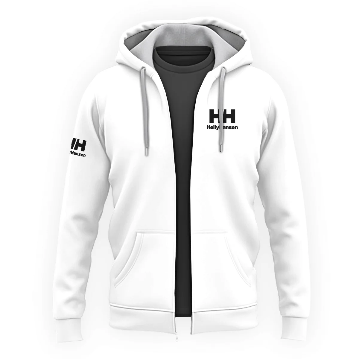 Helly Hansen Outdoor Clothing Brand Exclusive Logo Zipper Hoodie BLBR291124A4HH