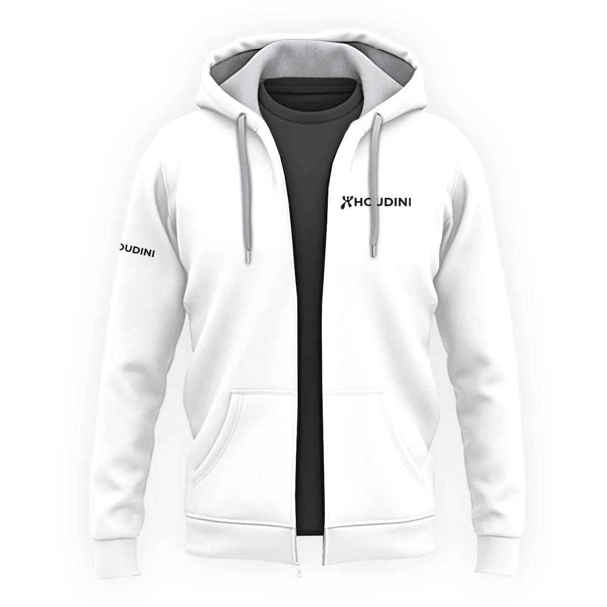 Houdini Outdoor Clothing Brand Exclusive Logo Zipper Hoodie BLBR291124A4HDN