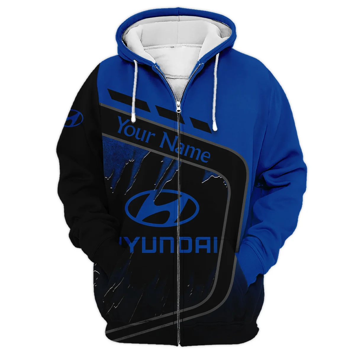 Hyundai Trucks Gift For Trucker Exclusive Logo Zipper Hoodie BLT21125HDZHD