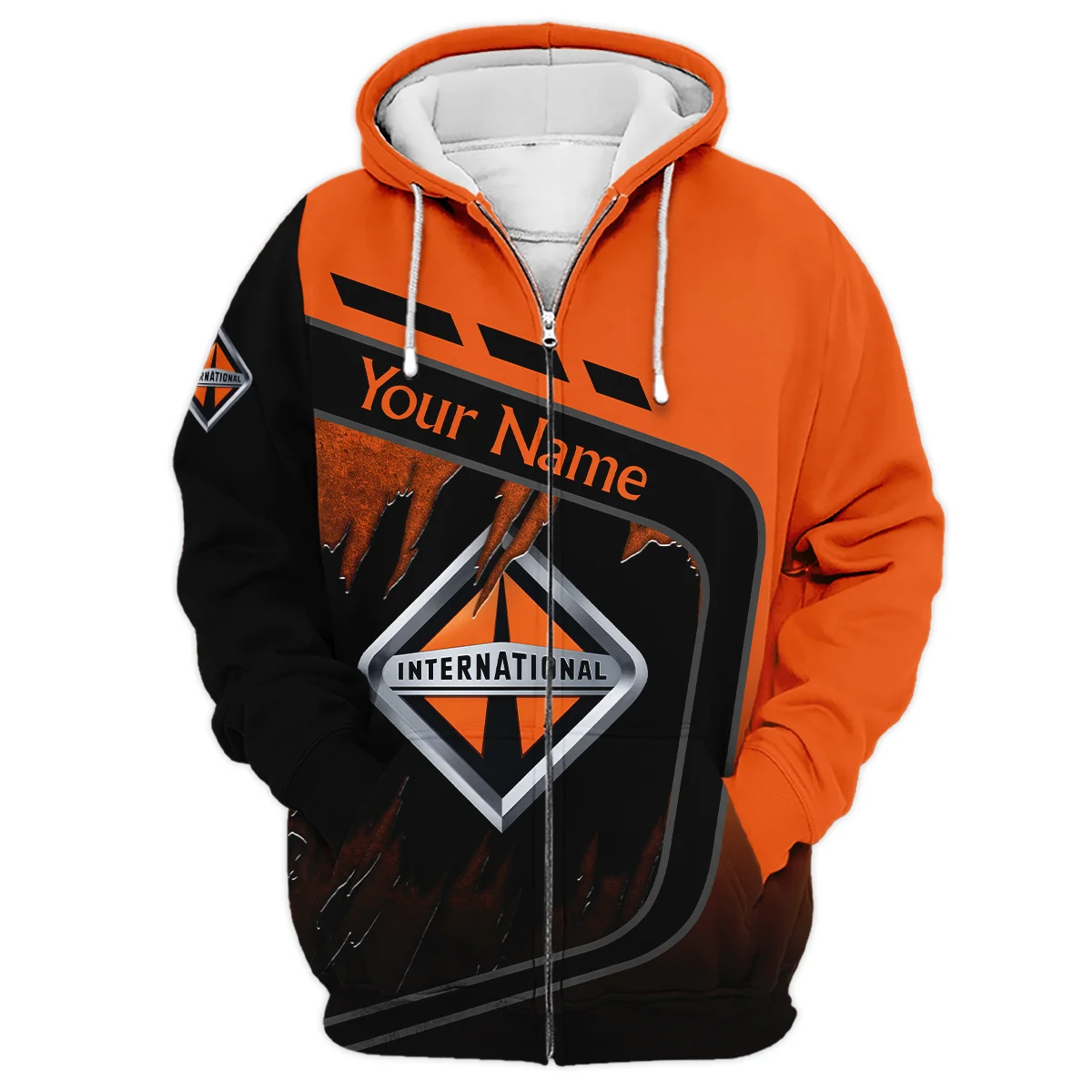 International Trucks Gift For Trucker Exclusive Logo Zipper Hoodie BLT21125ITZHD