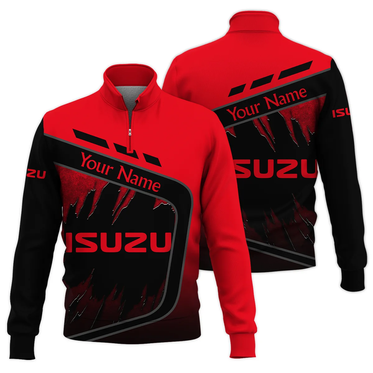 Isuzu Trucks Gift For Trucker Quarter-Zip Jacket All Over Prints BLT21125ISZQTZ