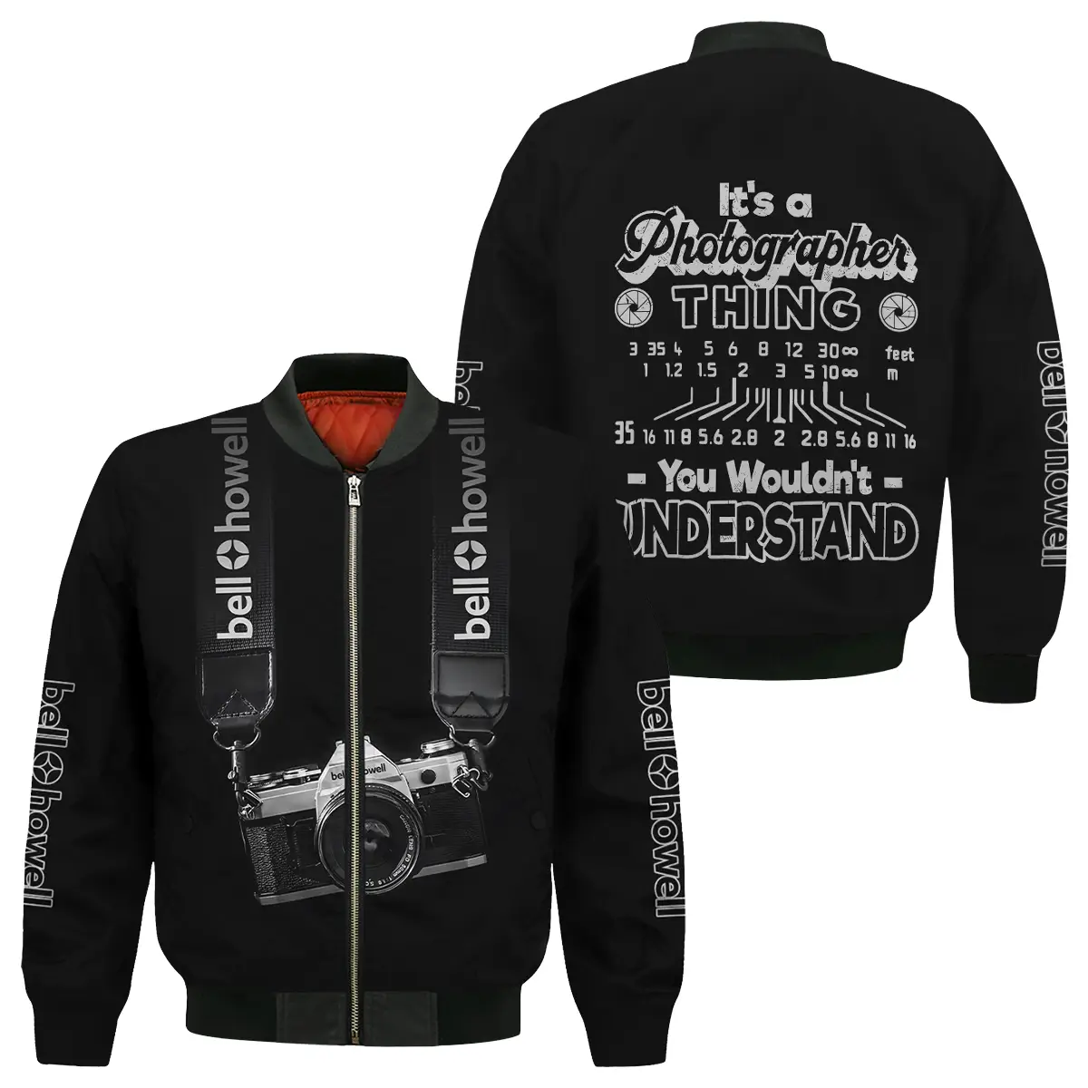 It's A Photographer Thing You Wouldn't Understand Bell & Howell Photography Videography Apparel All Over Prints BL251024A2BH - Bomber