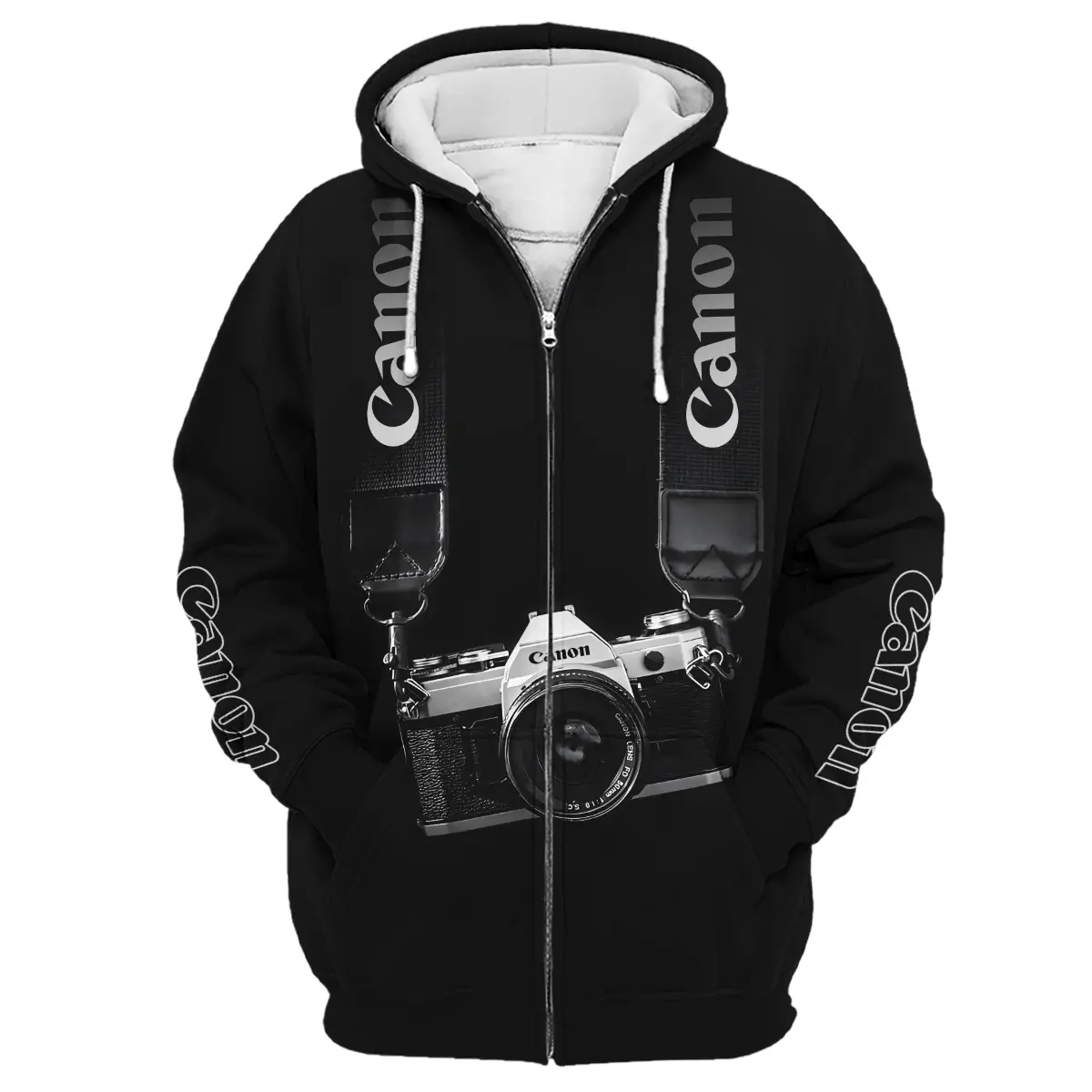 It's A Photographer Thing You Wouldn't Understand Canon Photography Videography Apparel All Over Prints BL251024A2CN - Zipper Hoodie