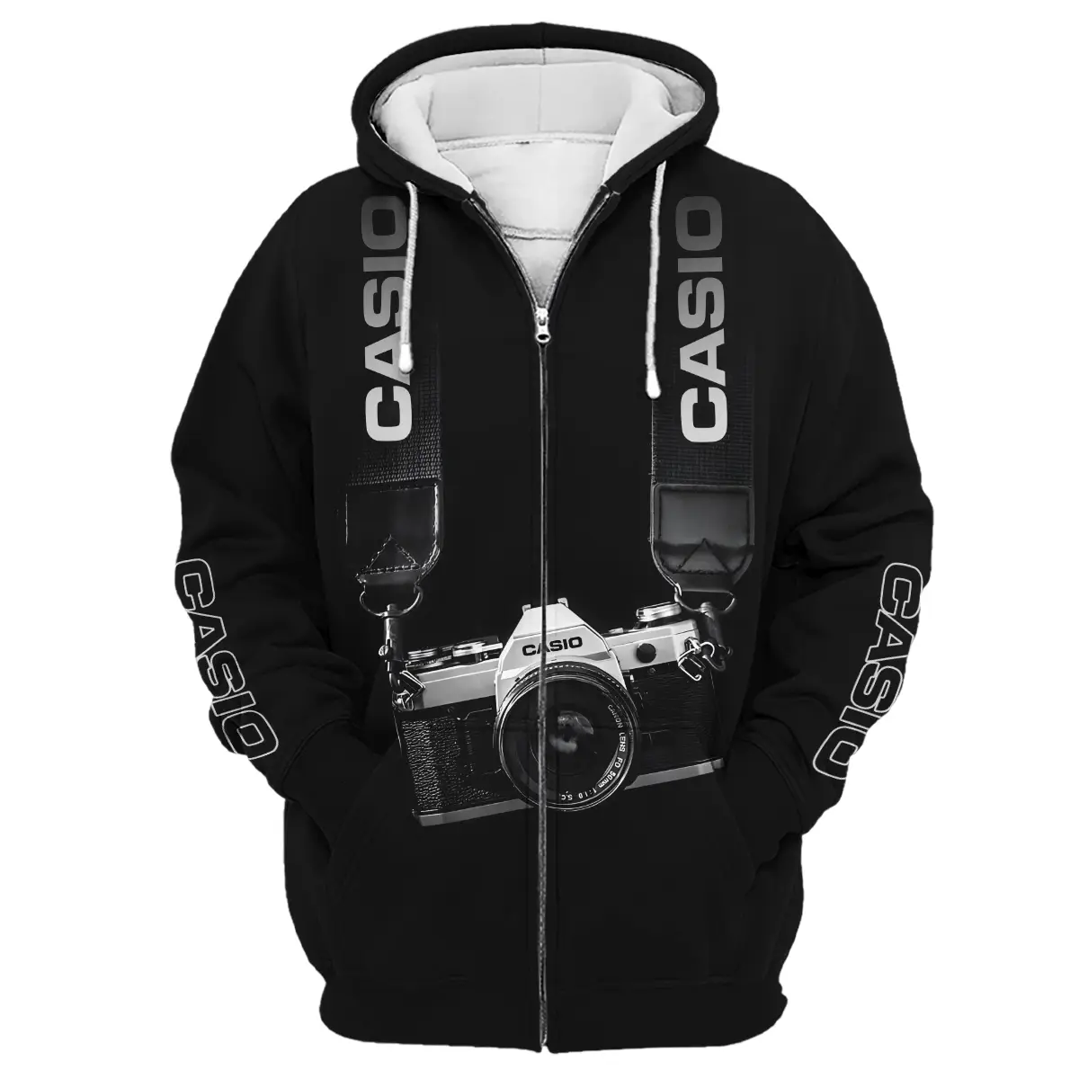 It's A Photographer Thing You Wouldn't Understand Casio Photography Videography Apparel All Over Prints BL251024A2CS - Zipper Hoodie