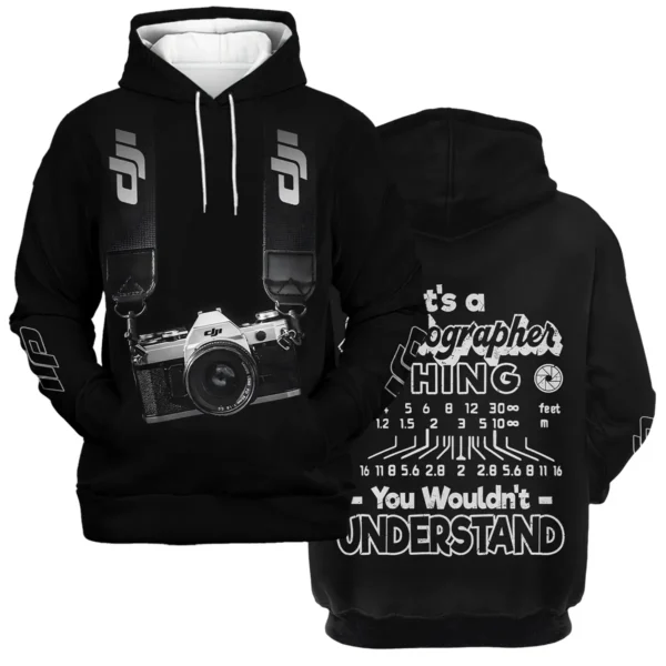 It's A Photographer Thing You Wouldn't Understand DJI Photography Videography Apparel All Over Prints BL251024A2DJI - Hoodie