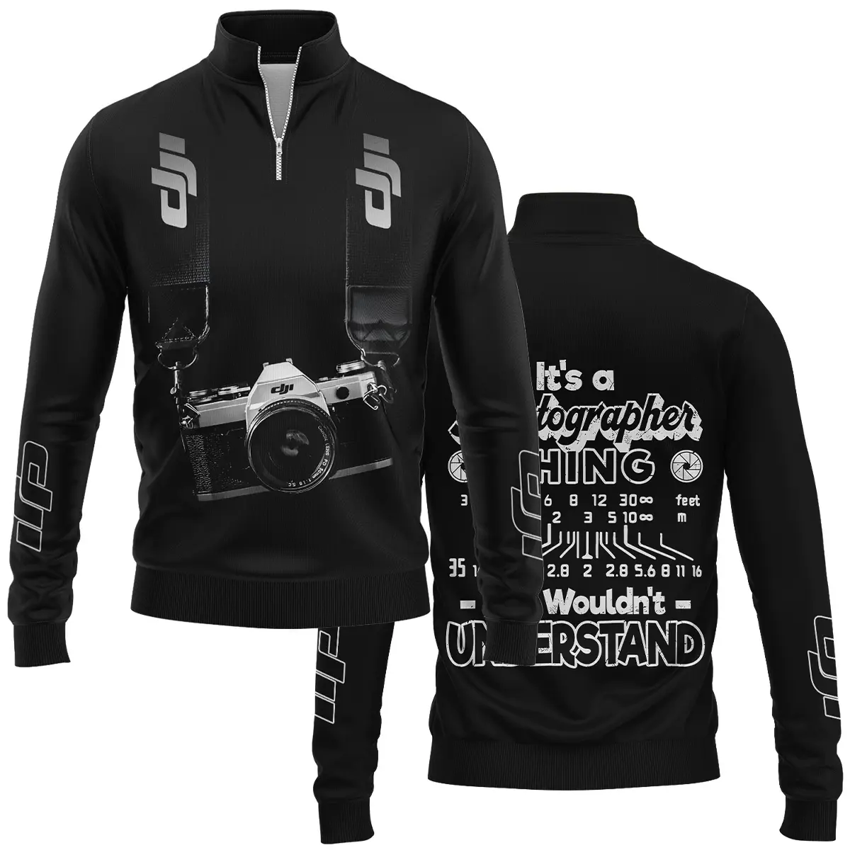 It's A Photographer Thing You Wouldn't Understand DJI Photography Videography Apparel All Over Prints BL251024A2DJI - Quarter-Zip Jacket