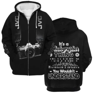 It's A Photographer Thing You Wouldn't Understand JVC Photography Videography Apparel All Over Prints BL251024A2JVC - Zipper Hoodie