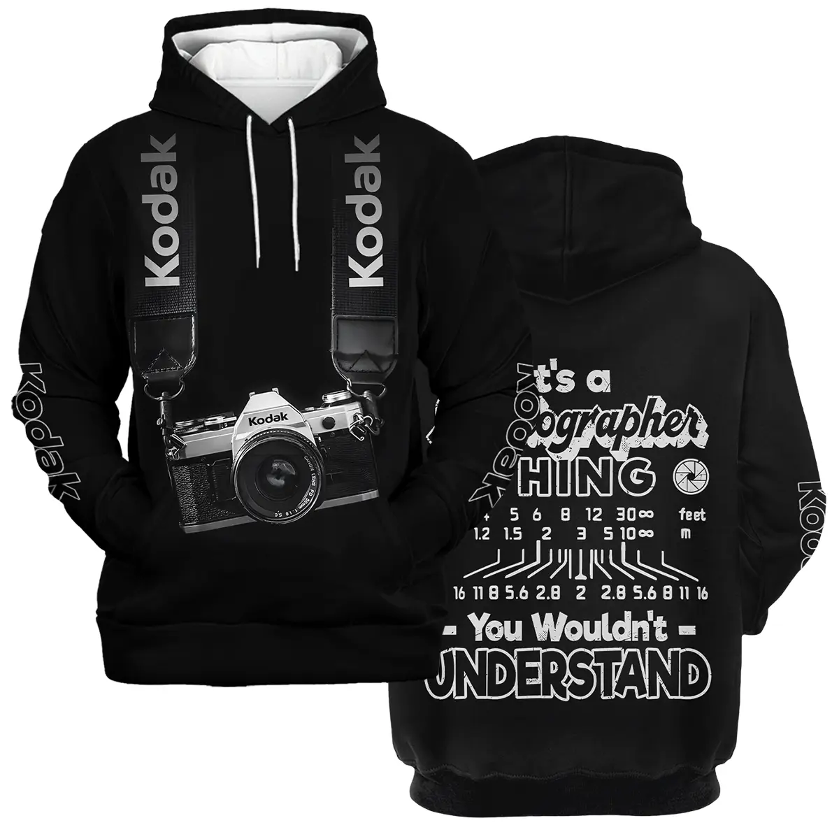 It's A Photographer Thing You Wouldn't Understand Kodak Photography Videography Apparel All Over Prints BL251024A2KD - Hoodie