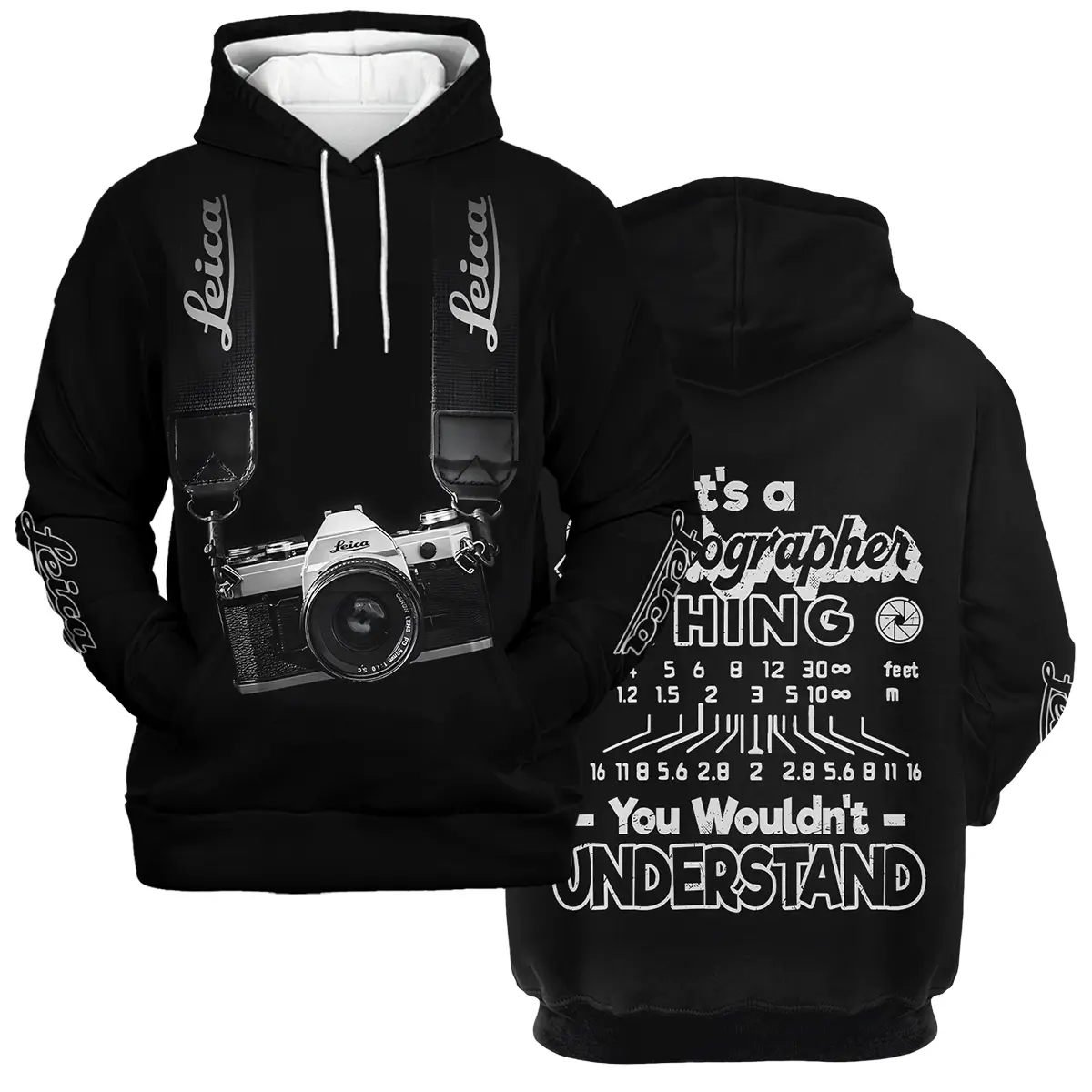 It's A Photographer Thing You Wouldn't Understand Leica Photography Videography Apparel All Over Prints BL251024A2LC - Hoodie