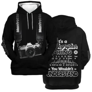 It's A Photographer Thing You Wouldn't Understand Manfrotto Photography Videography Apparel All Over Prints BL251024A2MFT - Hoodie