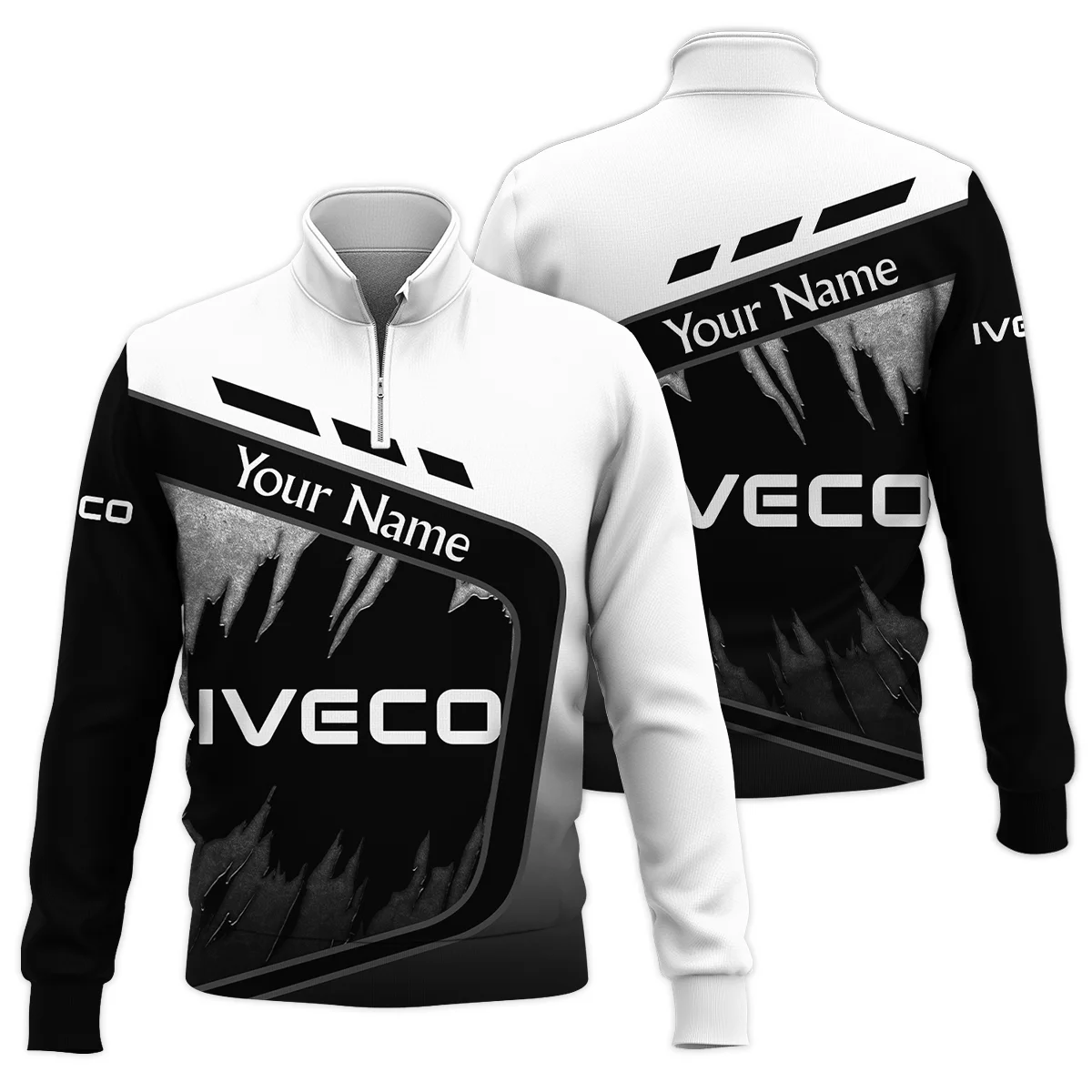 Iveco Gift For Trucker Quarter-Zip Jacket All Over Prints BLT21125IVCQTZ