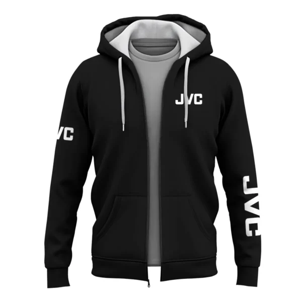 JVC Photography Videography Exclusive Logo Zipper Hoodie BLPT231124A1JVC